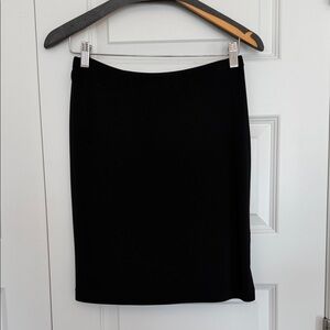 Petite Sophisticate Classic Black Pencil Skirt
